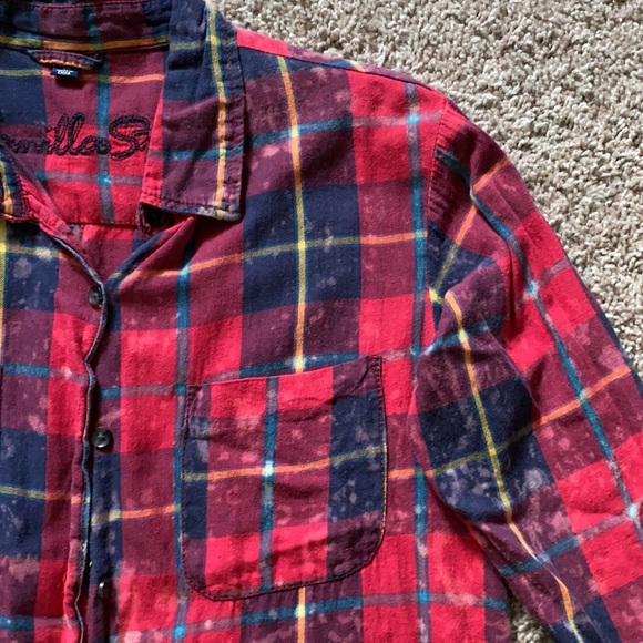 Adorable Plaid Faded Flannel | Size XS - Picture 2 of 3